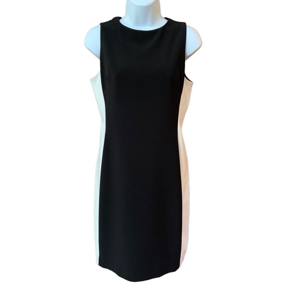 Joseph Ribkoff Color Block Slenderizing Sheath Dr… - image 1